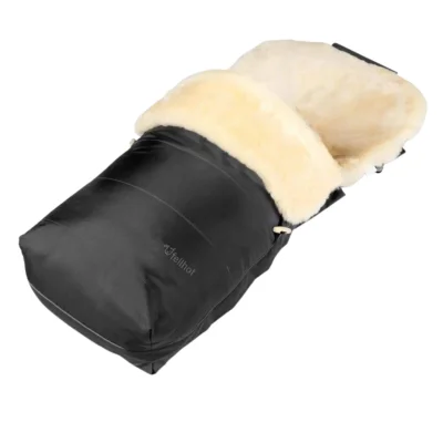 Fellhof Classic Sheepskin Footmuff | Black