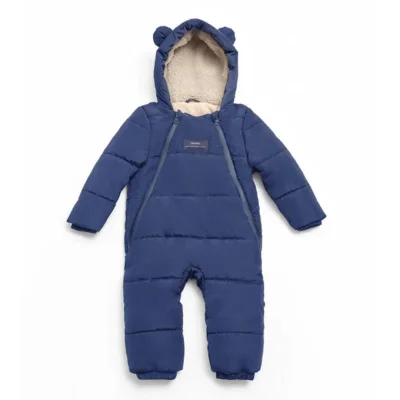 FINNSON Anders Footless Snowsuit - Navy - Navy / 12-18m