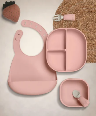 First Mealtime Silicone Set