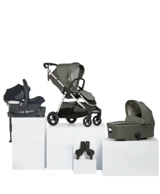 Flip XT³ Pushchair Bundle with Cybex Aton B Car Seat & Base (5 Pieces) - Ink