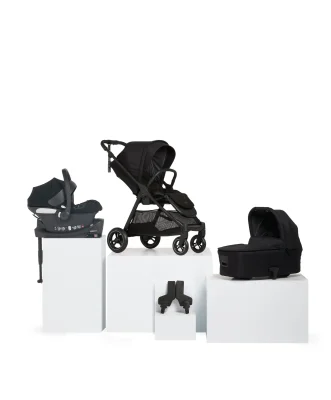 Flip XT³ Pushchair Bundle with Cybex Aton B Car Seat & Base (5 Pieces) - Ink