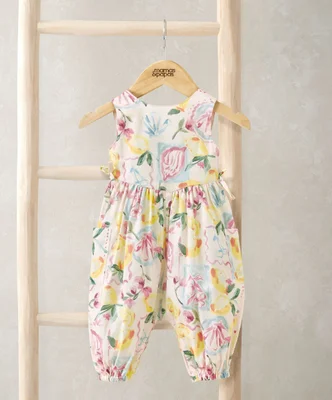 Floral Lemon Romper