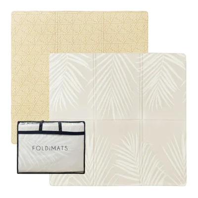 FOLDiMATS Playmat 130x130cm - Palm Scandi