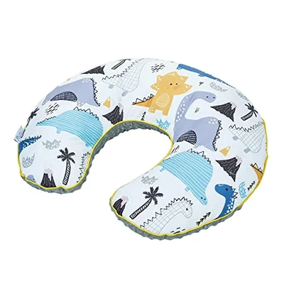 For Your Little One Nursing Pillow Baby Breast Feeding Maternity - Dino/Newborn Pillow Cushion Washable Cover | Mother & Baby Awards 2022 Shortlisted |Plush Cotton Cover, Multi-Purpose Support