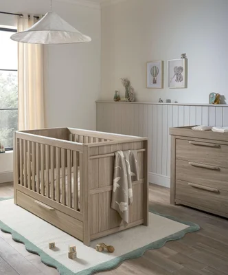 Franklin 2 Piece Cotbed Set with Dresser Changer