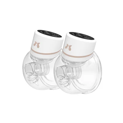 Fraupow Double Wearable Hands-Free Breast Pump - White - White