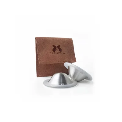Fraupow Pack of 2 Pure Silver Healing Cups Size 1 — image 1