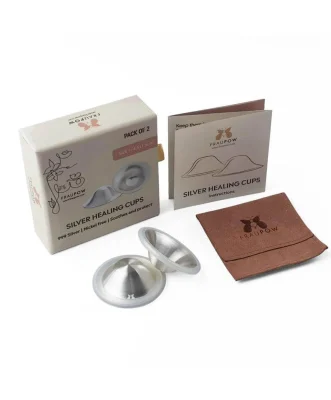 Fraupow Pack of 2 Pure Silver Healing Cups Size 1 — image 3