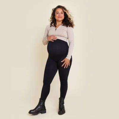 Freerider Co. Maternity Bump Support Leggings - Charcoal - L