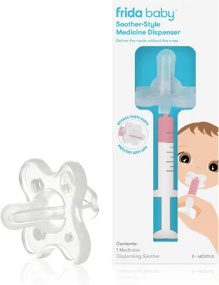 Frida Baby Medicine Pacifier, Accu-Dose Paci, Medi Frida Dispenser for Mess & Fuss Free Use - MediFrida