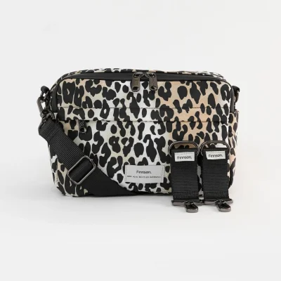 FRIDA Eco Stroller Organiser with Stroller Clips - Leopard