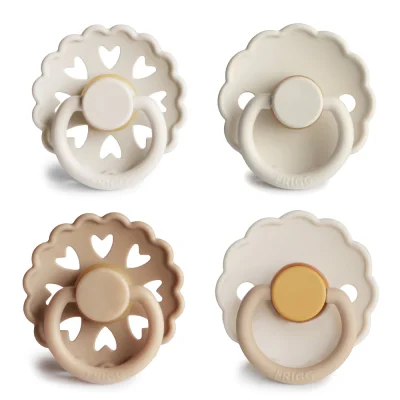 FRIGG - Pacifier 4 Pack - Snowflake Dream