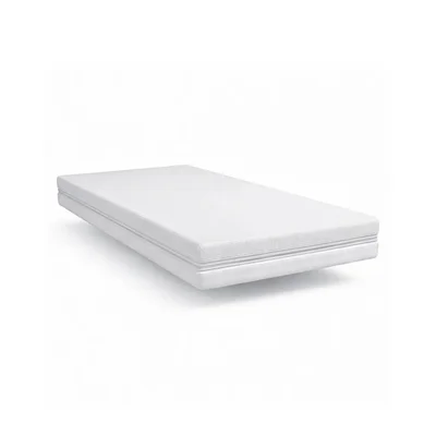 Gaia Baby Dual Fibre Cot Bed Eos Mattress (140 x 70cm) - White