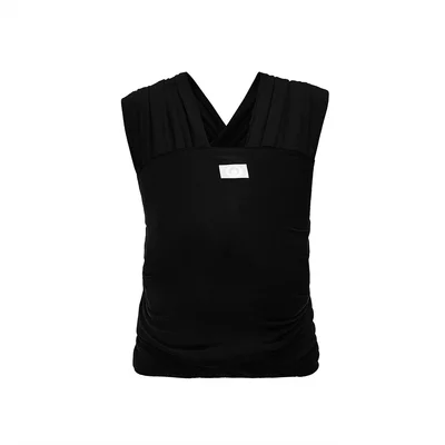 Gaia Stretchy Baby Wrap Carrier - Ebony / Ebony / One Size