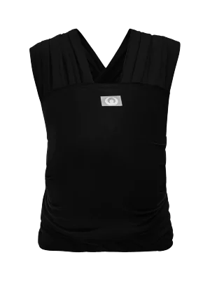 Gaia Baby Organic Cotton Stretchy Wrap Baby Carrier - Ebony