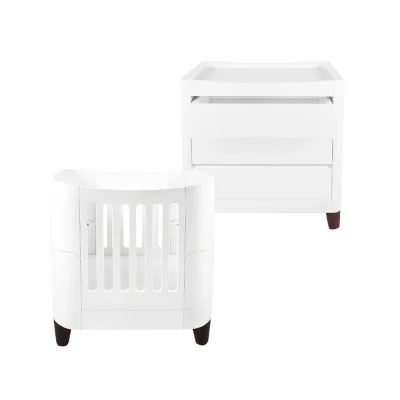 Gaia Baby Serena Mini Cot and Dresser Set