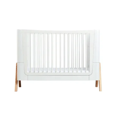 Gaia Hera Complete Sleep Cot Bed - Scandi-White + Natural - Without Mattress — image 2
