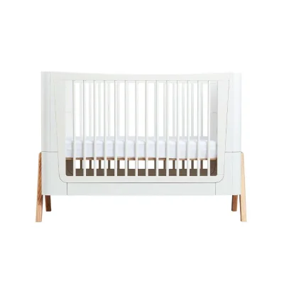 Gaia Hera Complete Sleep Cot Bed - Scandi-White + Natural - Without Mattress — image 6