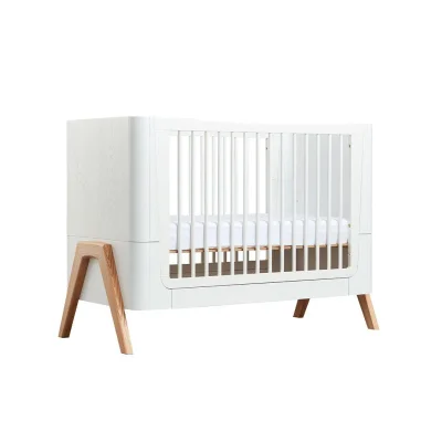 Gaia Hera Complete Sleep Cot Bed - Scandi-White + Natural - Without Mattress — image 9