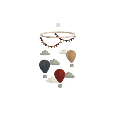 GAMCHA Mobile - Airballoons - Blue/Red Mix - Blue,Red
