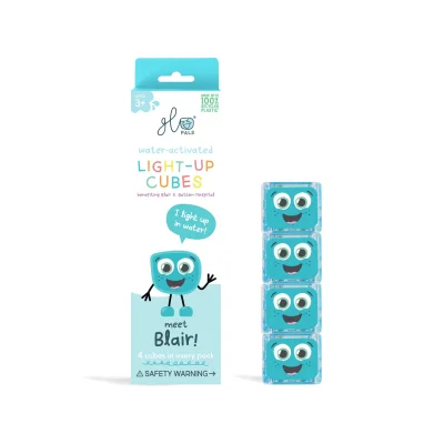 Glo Pals Light up Sensory 4 Pack Cubes