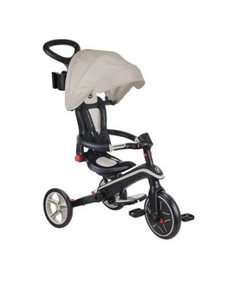 Globber Explorer Trike Foldable 4 in 1 - Taupe