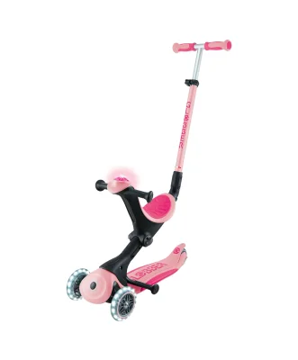 Globber Go Up Deluxe Lights - Pasrel Pink