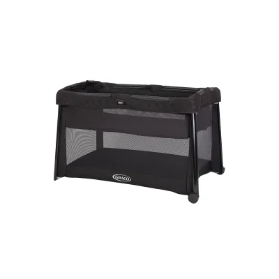 Graco Foldlite LX Travel Cot with Bassinet - Midnight