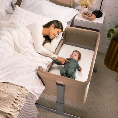 Graco Sweet2Sleep Bedside Crib Oatmeal - Default