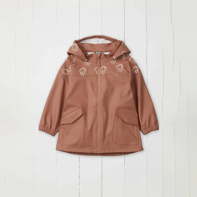 Grass & Air Colour Revealing Rainster Jacket - Stone