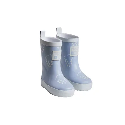 Grass & Air Colour-Revealing Wellies - Baby Pink - Baby Blue