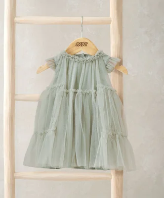 Green Mesh Dress