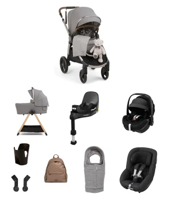 <h2>Ocarro 2 Pushchair Baby to Toddler Travel Bundle with Maxi-Cosi Pebble 360 Pro2 & Pearl 360 Pro (12 Pieces) – Heritage </h2>