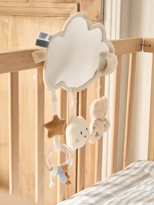Hanging or Tabletop Cloud Mirror Toy