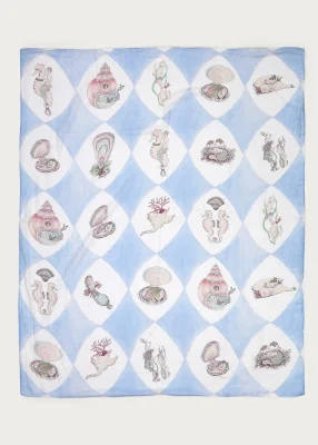 Harlequin de la Mer Baby Muslin Swaddle - Default