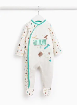 Harry Potter Slytherin Print Sleepsuit 12-18 months - Multi Coloured / 12-18 Months