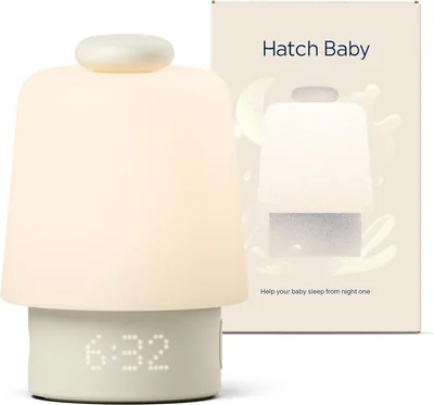 Hatch Baby Sound Machine & Night Light – Baby White Noise Machine and Light, Sleep Trainer, Routine Builder, Time-to-Rise Alarm Clock for Nursery & Toddler Bedroom