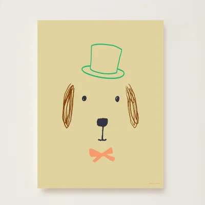 Hibou Design Bruno Dog Art Print