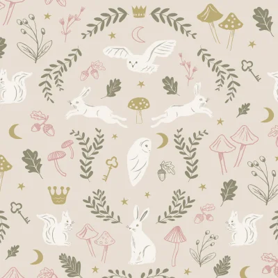 Hibou Design Woodland Wonders Wallpaper