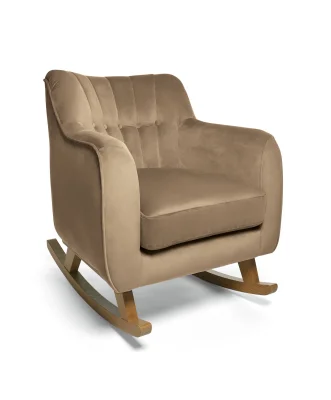 Hilson Nursing Chair - Mocha Velvet
