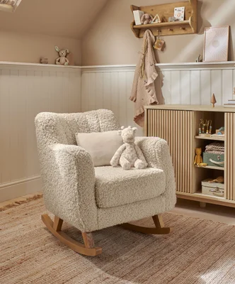 Hilston Nursing Chair - Biscuit Teddy