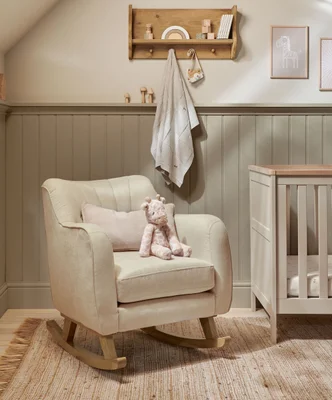 Hilston Nursing Chair Woven - Camel
