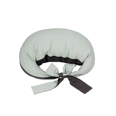 Hippychick Nursing Pillow – Comfortable Breastfeeding Pillows For Babies – 100% Cotton Maternity Pillow Cover Removable & Washable – Post Pregnancy Gifts – Charcoal and Sage Green