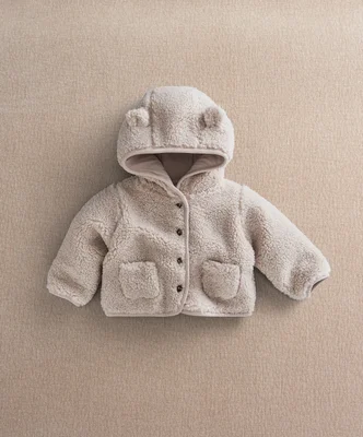 Hooded Borg Jacket - Newborn