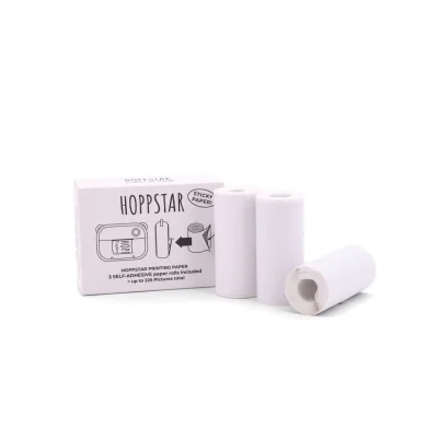Hoppstar 3x Paper Rolls Refill Package Self-Adhesive