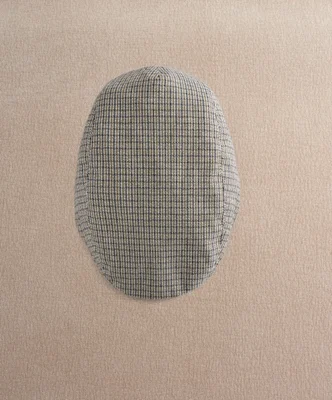 Houndstooth Flat Cap - 6-12 Months