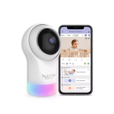 Hubble Nursery Pal Glow Smart Cam - White