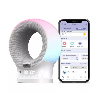 Hubble Smart Eclipse Plus Audio Monitor - Grey, White