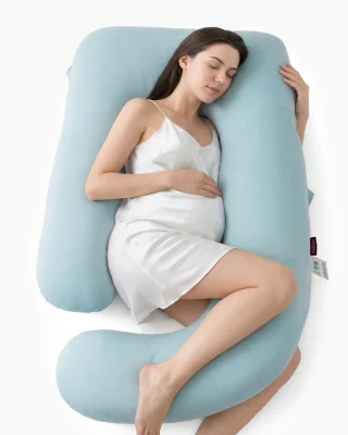 Huggable - U Shaped Maternity Body Pillow | Cover Material: Cooling | Ship to: EU