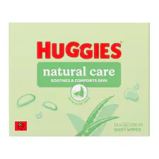 Huggies Natural Care 0% Plastic Baby Wipes 12x48 576 Wipes - Default
